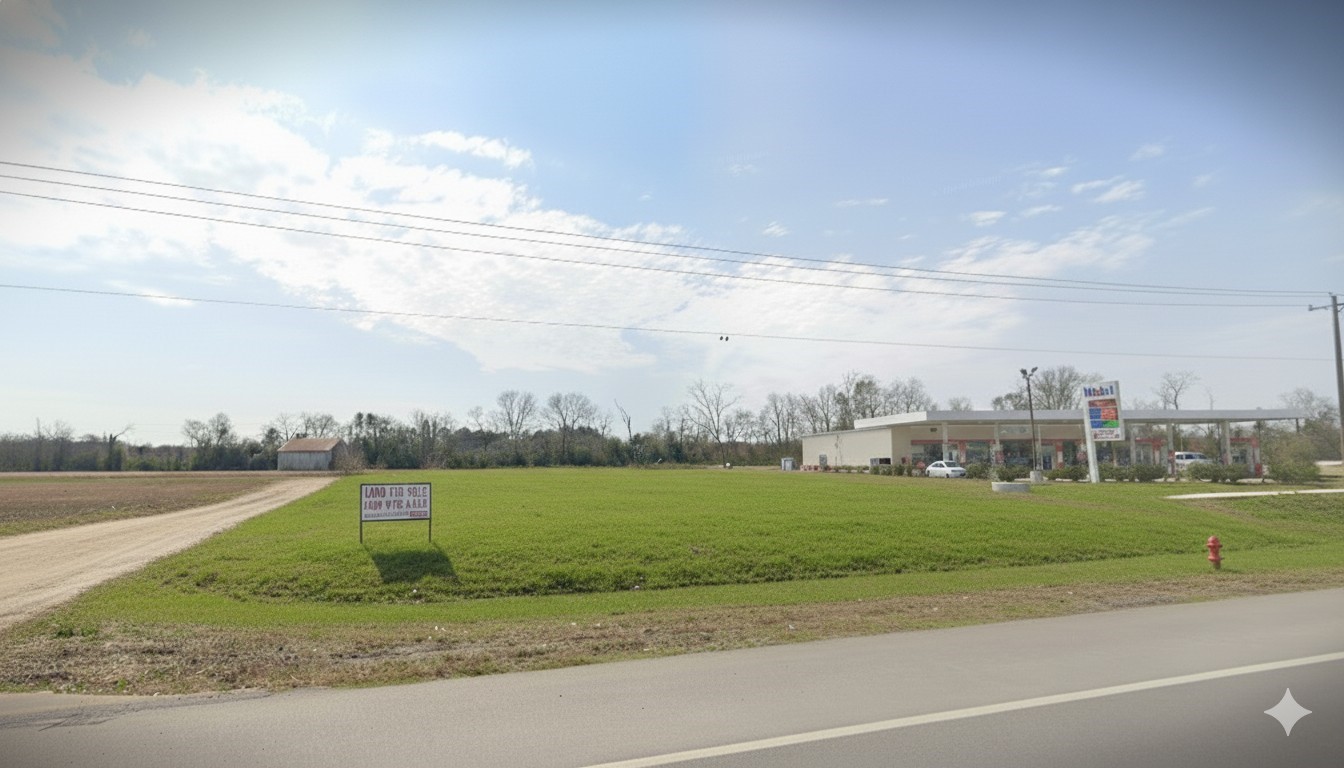 4901 West W Highway Angleton, TX 77515 - Photo 3 of 4 a view of a field with a big yard and plants