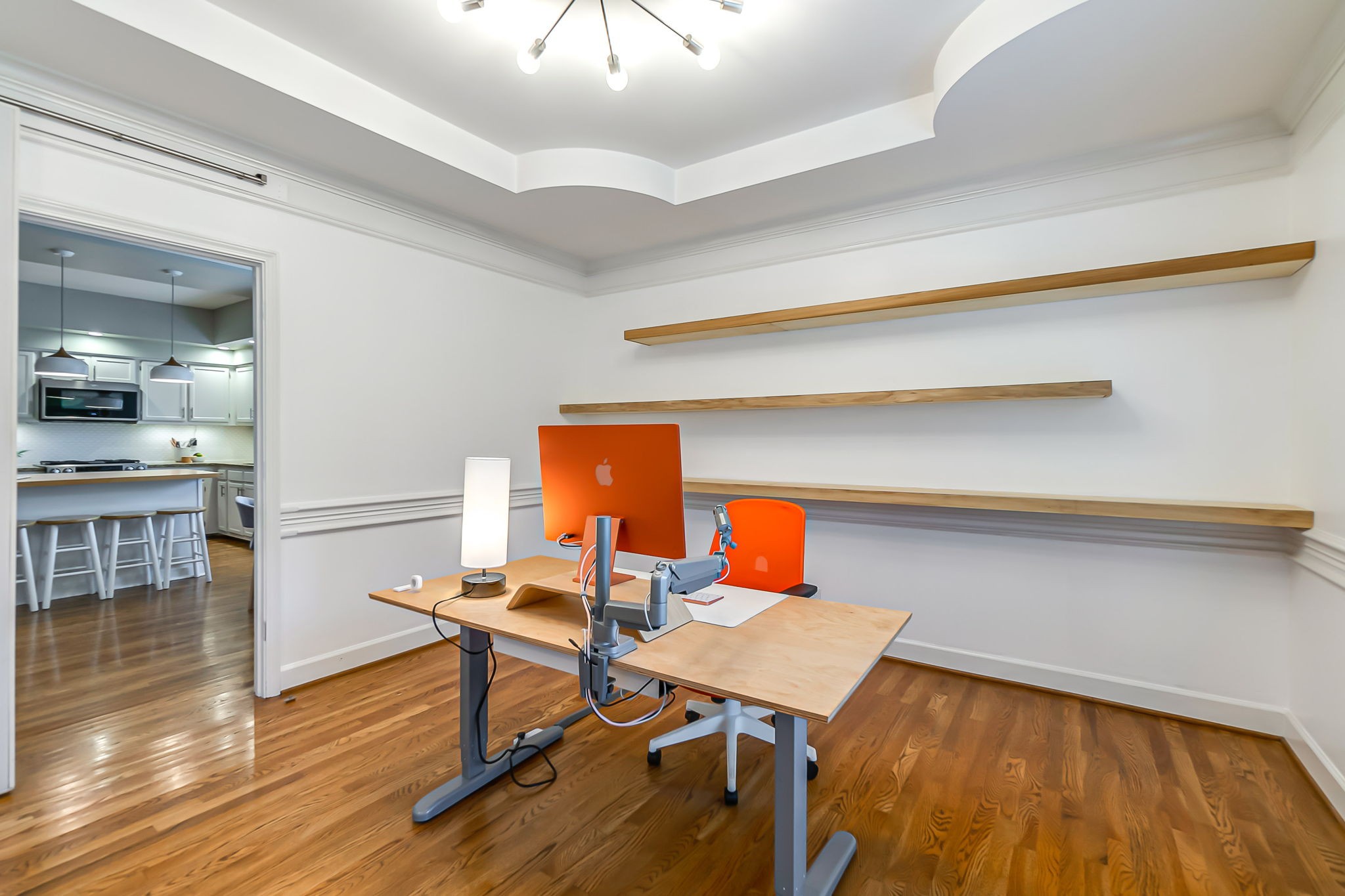 555 Ridgestone Drive Franklin, TN 37064 - Photo 15 of 46 a workspace with furniture and wooden floor