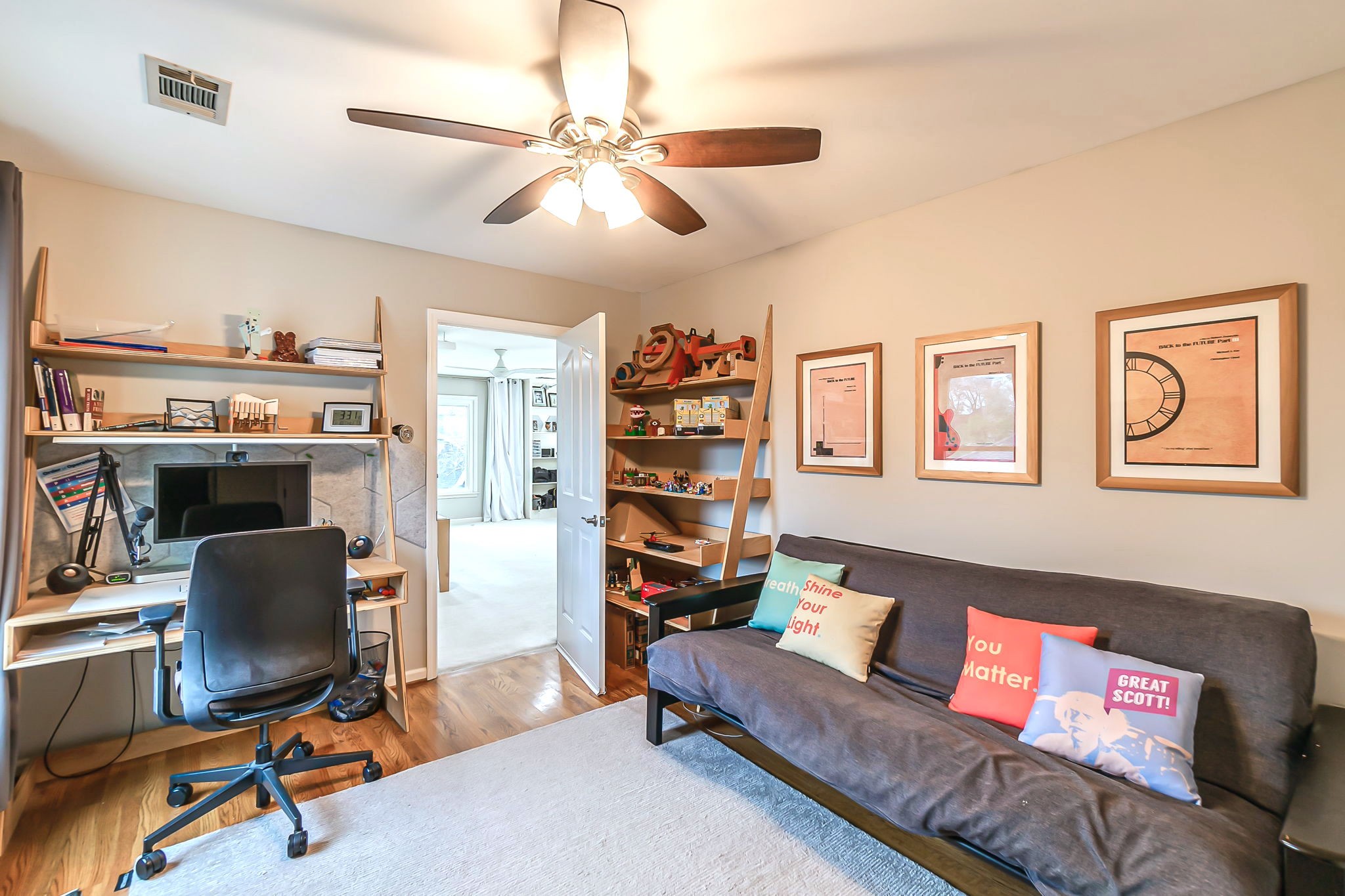 555 Ridgestone Drive Franklin, TN 37064 - Photo 28 of 46 a living room with furniture and a flat screen tv