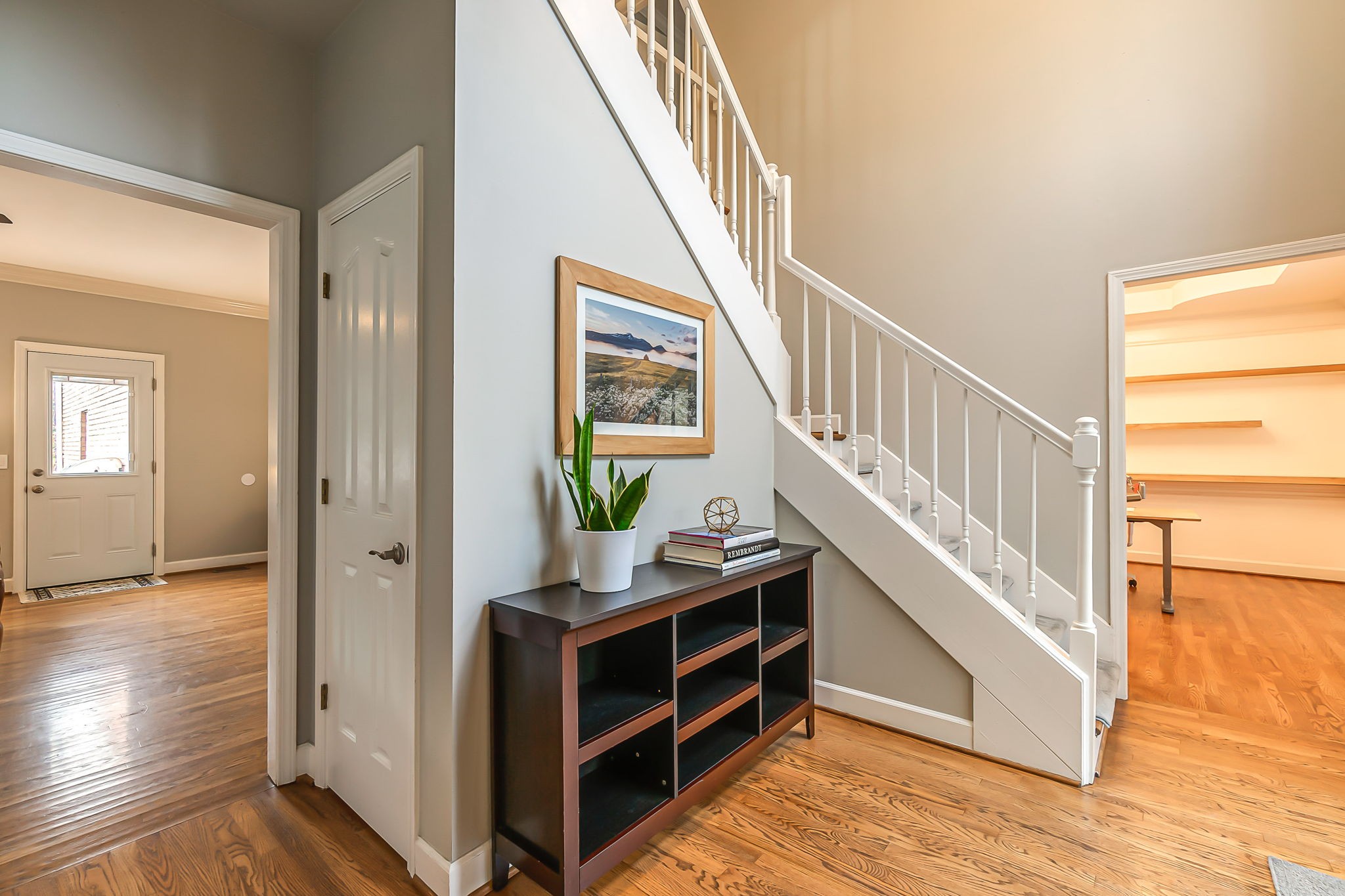 555 Ridgestone Drive Franklin, TN 37064 - Photo 10 of 46 a view of an entryway with wooden floor and windows