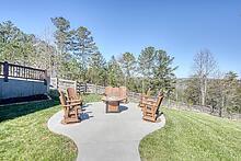 1309 Ridge Pointe Way Blairsville, GA 30512 - Photo 33 of 73 a view of a backyard with sitting area