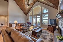 1309 Ridge Pointe Way Blairsville, GA 30512 - Photo 8 of 73 a living room with furniture fireplace and a large window