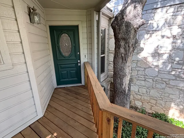 a view of a entryway door of the house