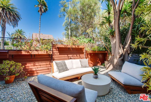 a outdoor living space with patio furniture