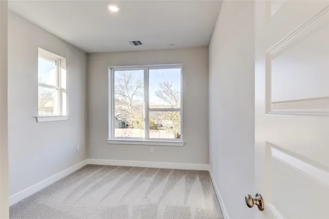 a close view of closet