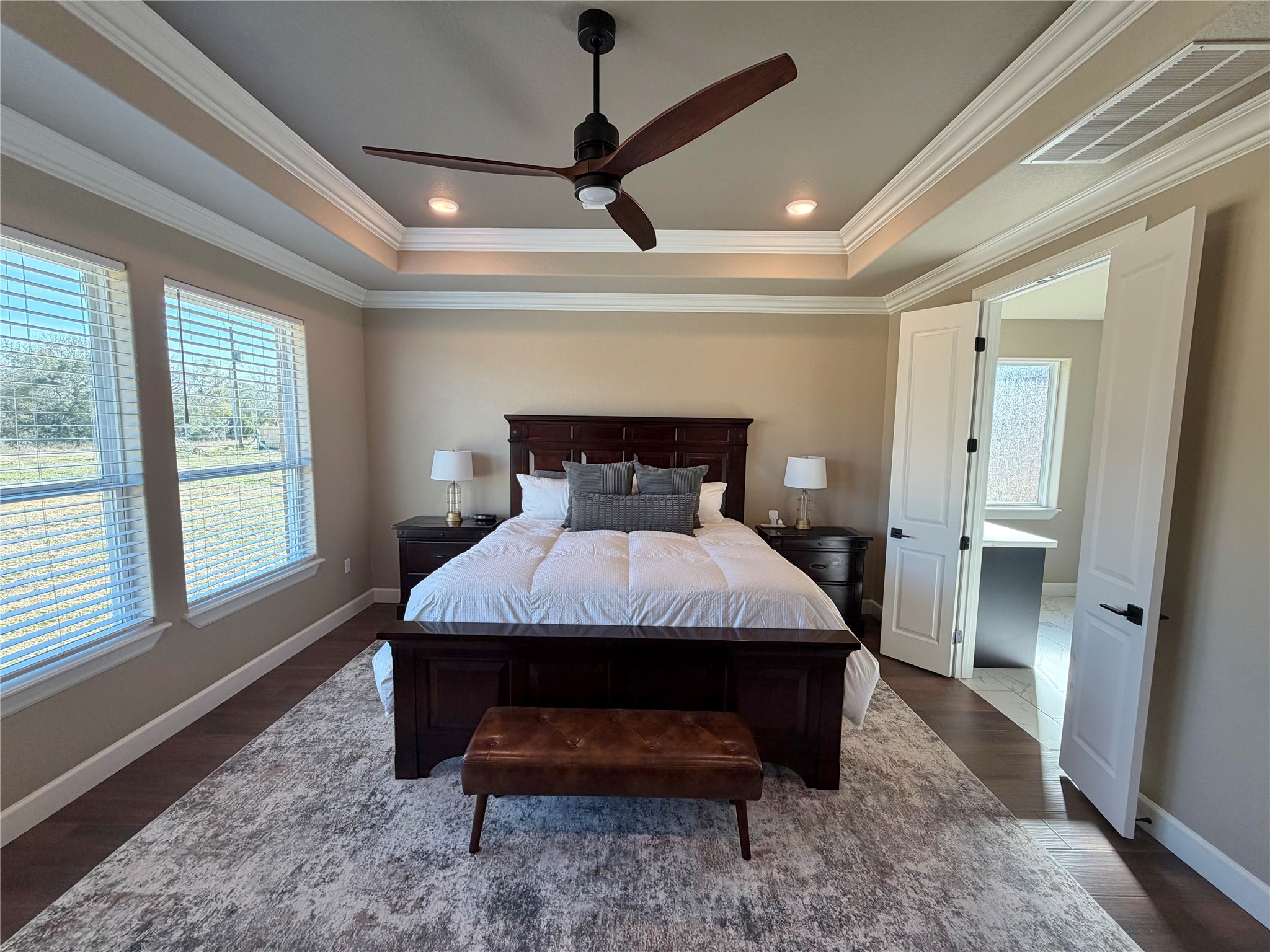 838 Oak Ridge Drive Angleton, TX 77515 - Photo 35 of 49 a bed sitting in a room next to a window