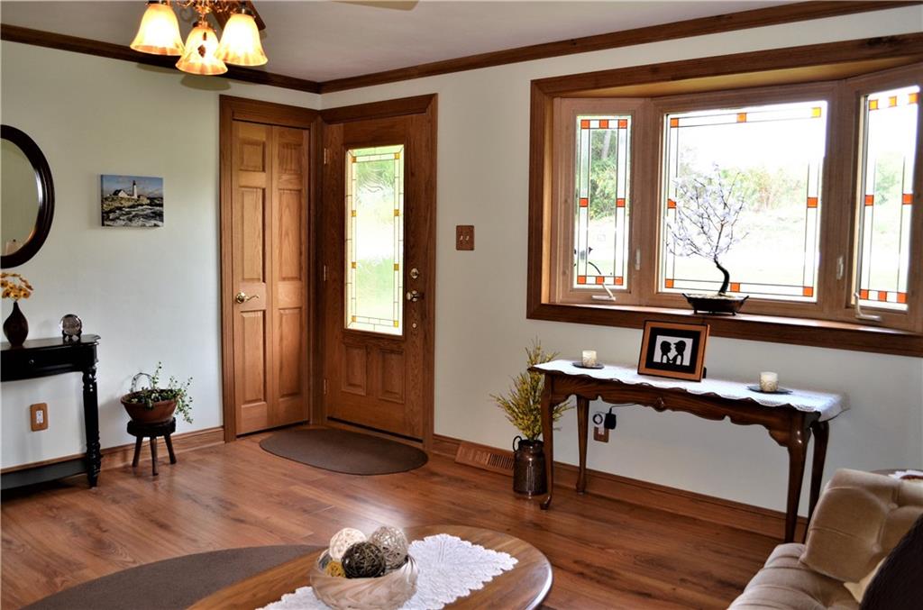 210 Jones Road Cabot, PA 16023 - Photo 3 of 25 Custom molding and oak trim, bay window