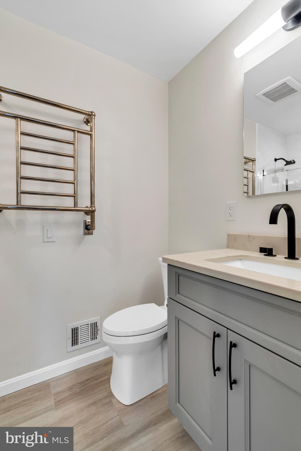 10019 Pratt Place Silver Spring, MD 20910 - Photo 7 of 28 Primary Ensuite Bathroom
(with Heated towel rack)