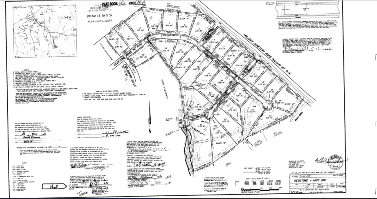 49 Flintstone Road Jefferson, GA 30549 - Photo 59 of 59 Plat