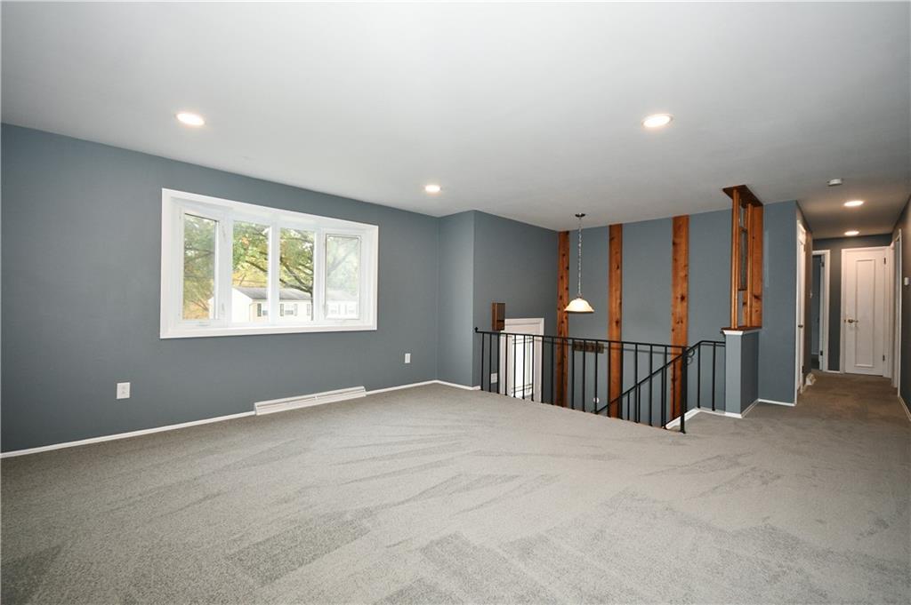 177 Parkedge Road Pittsburgh, PA 15220 - Photo 5 of 25 The generously sized living room will fit all of your furniture and you will love the natural light from the bow window!