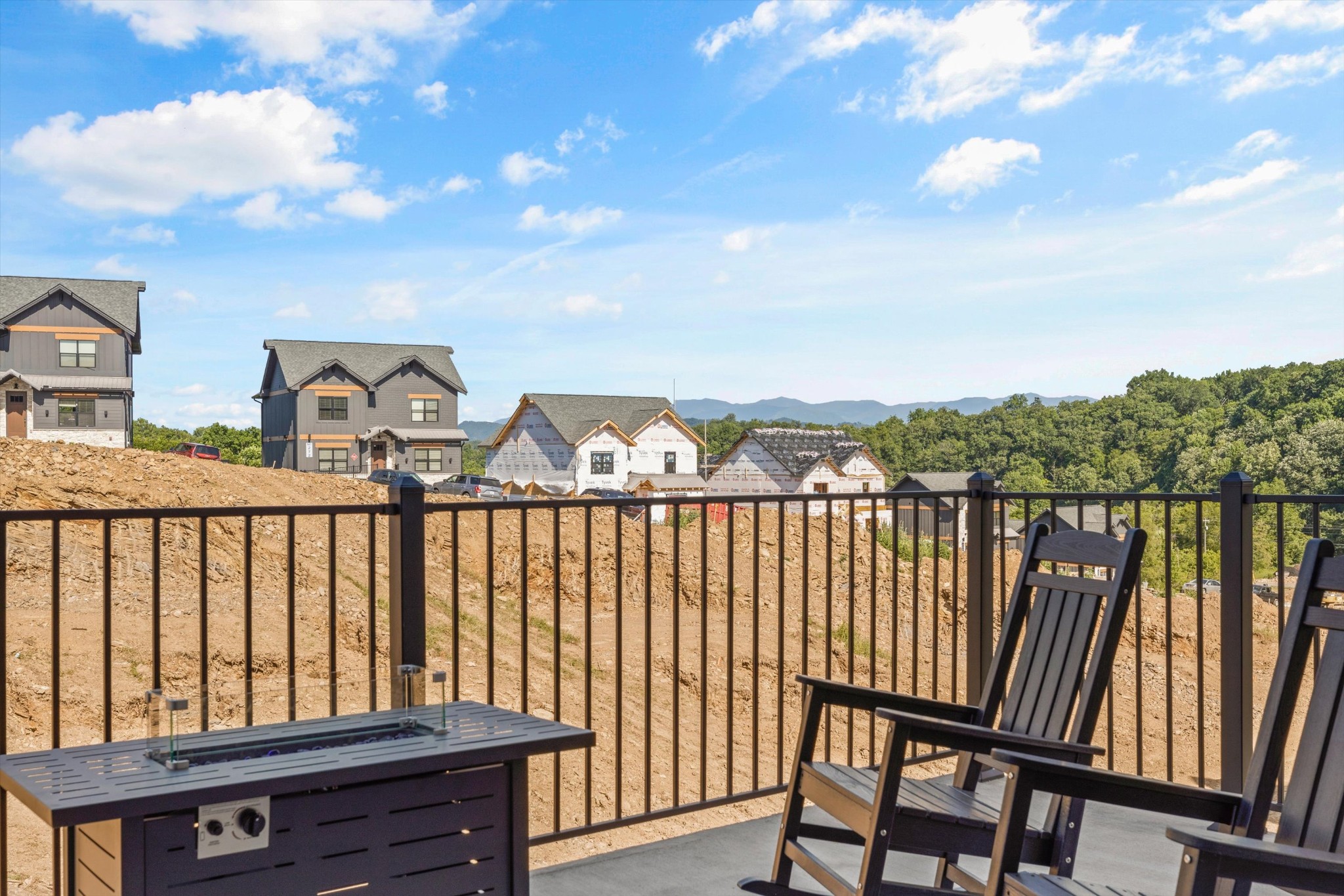 56 R Rambling Crk Way Sevierville, TN 37862 - Photo 31 of 54 a view of a balcony with furniture
