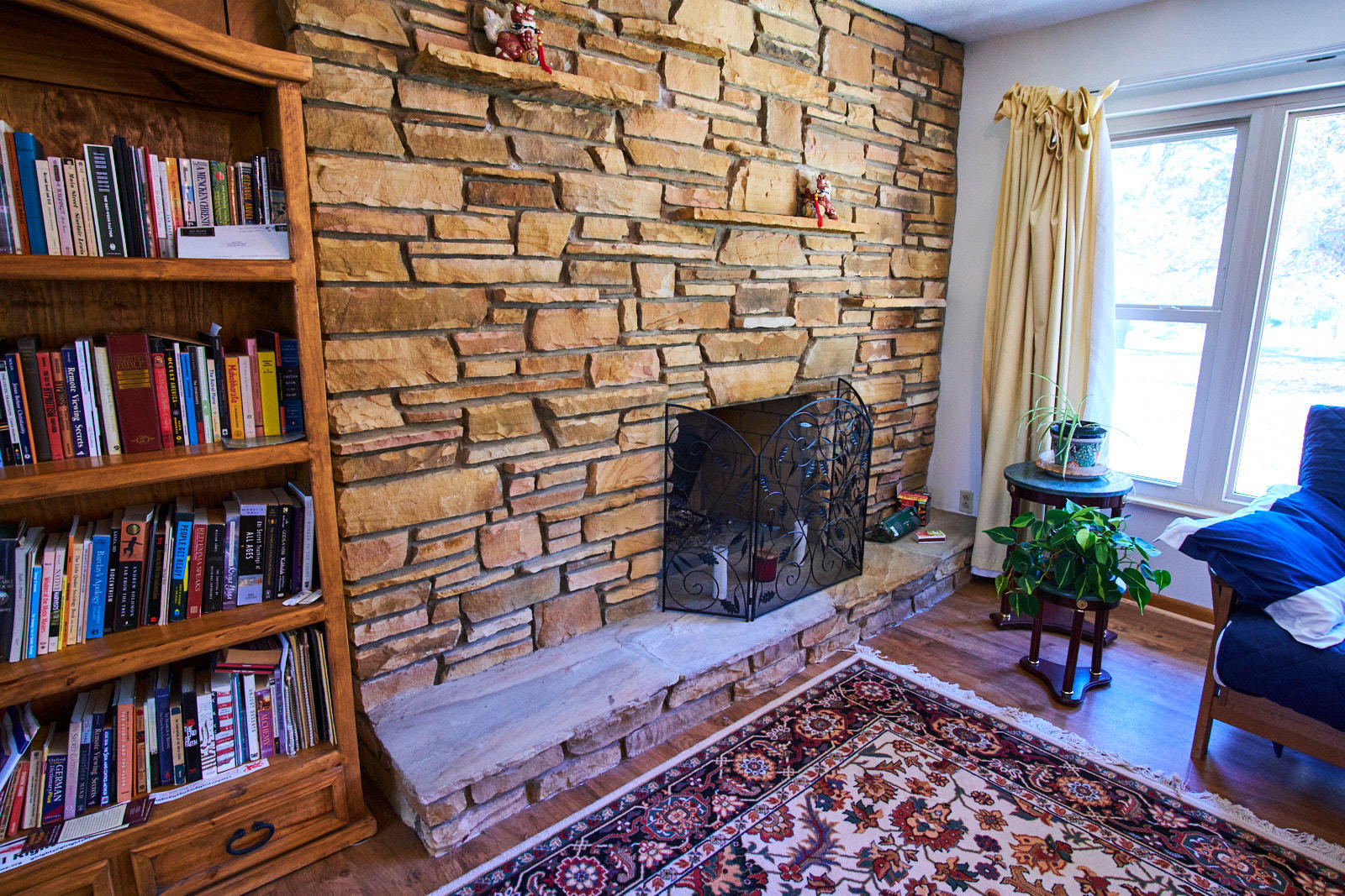 4729 Maplehill Road Knoxville, TN 37914 - Photo 4 of 40 Living room fireplace.