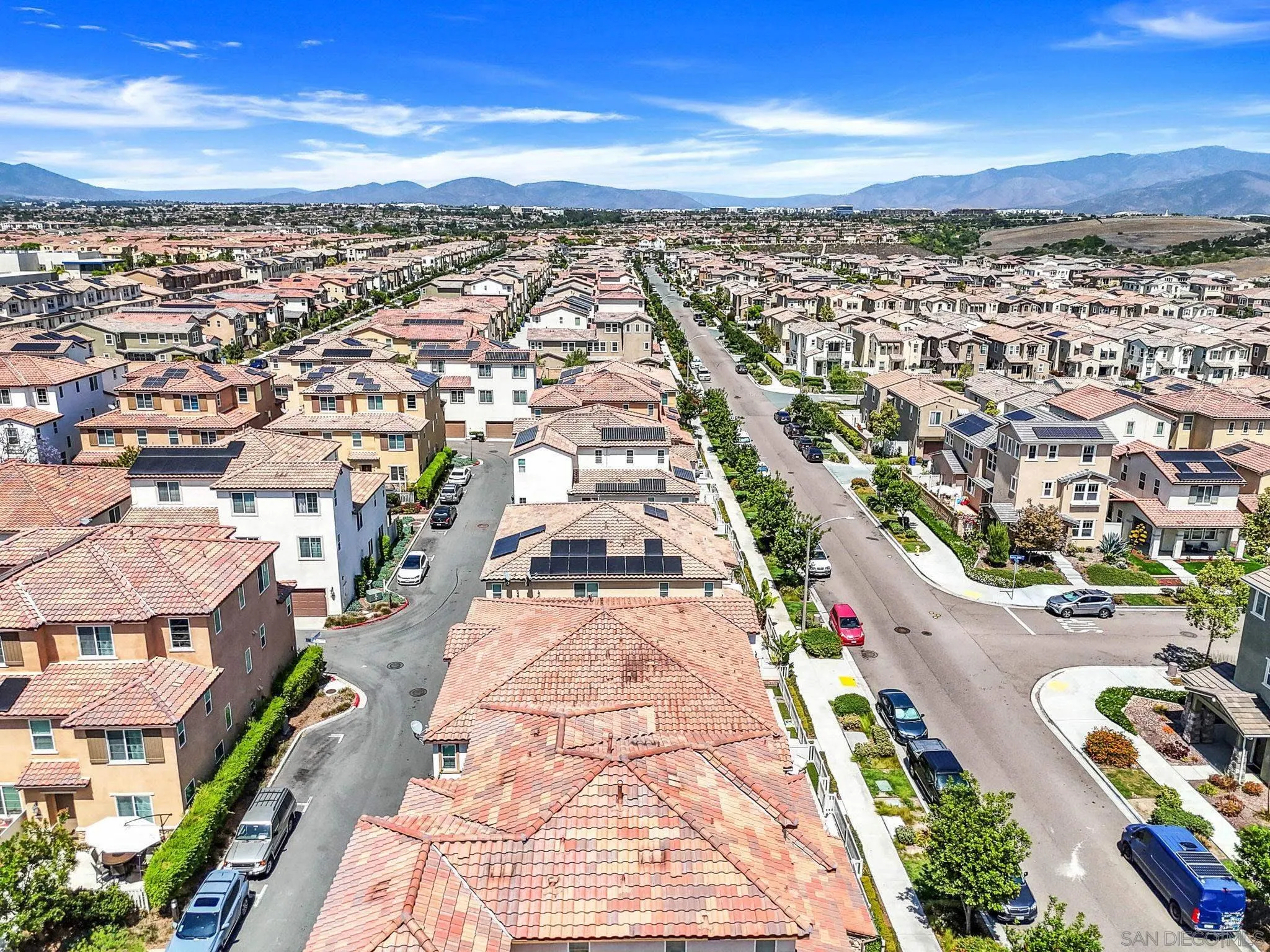 1319 Keck Road Chula Vista, CA 91913 - Photo 25 of 49 an aerial view of residential houses with outdoor space