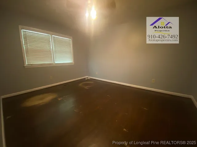 a view of a room with window