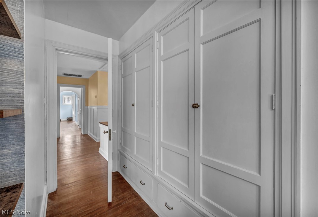 396 Overbrook Road Elyria, OH 44035 - Photo 24 of 50 Corridor featuring dark hardwood / wood-style floors