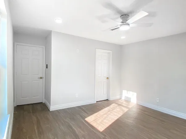 a view of an empty room