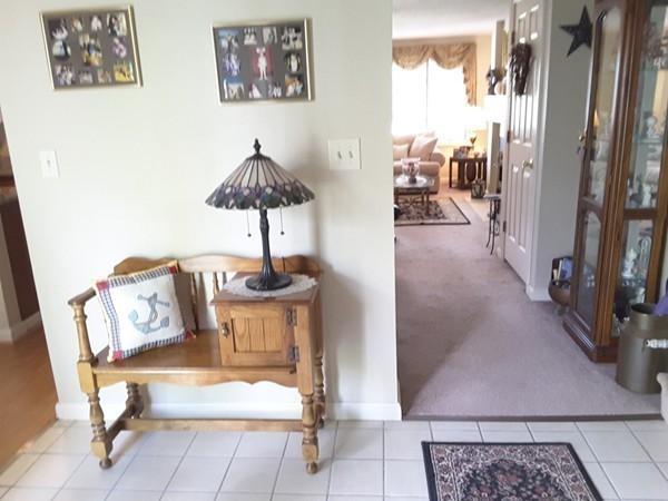 161 Stone Ridge Road, Unit 161 Franklin, MA 02038 - Photo 19 of 23 a living room with furniture and a chandelier