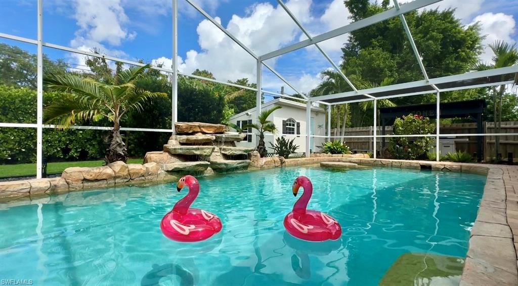 17444 Ingram Road Fort Myers, FL 33967 - Photo 2 of 27 View of pool featuring a lanai