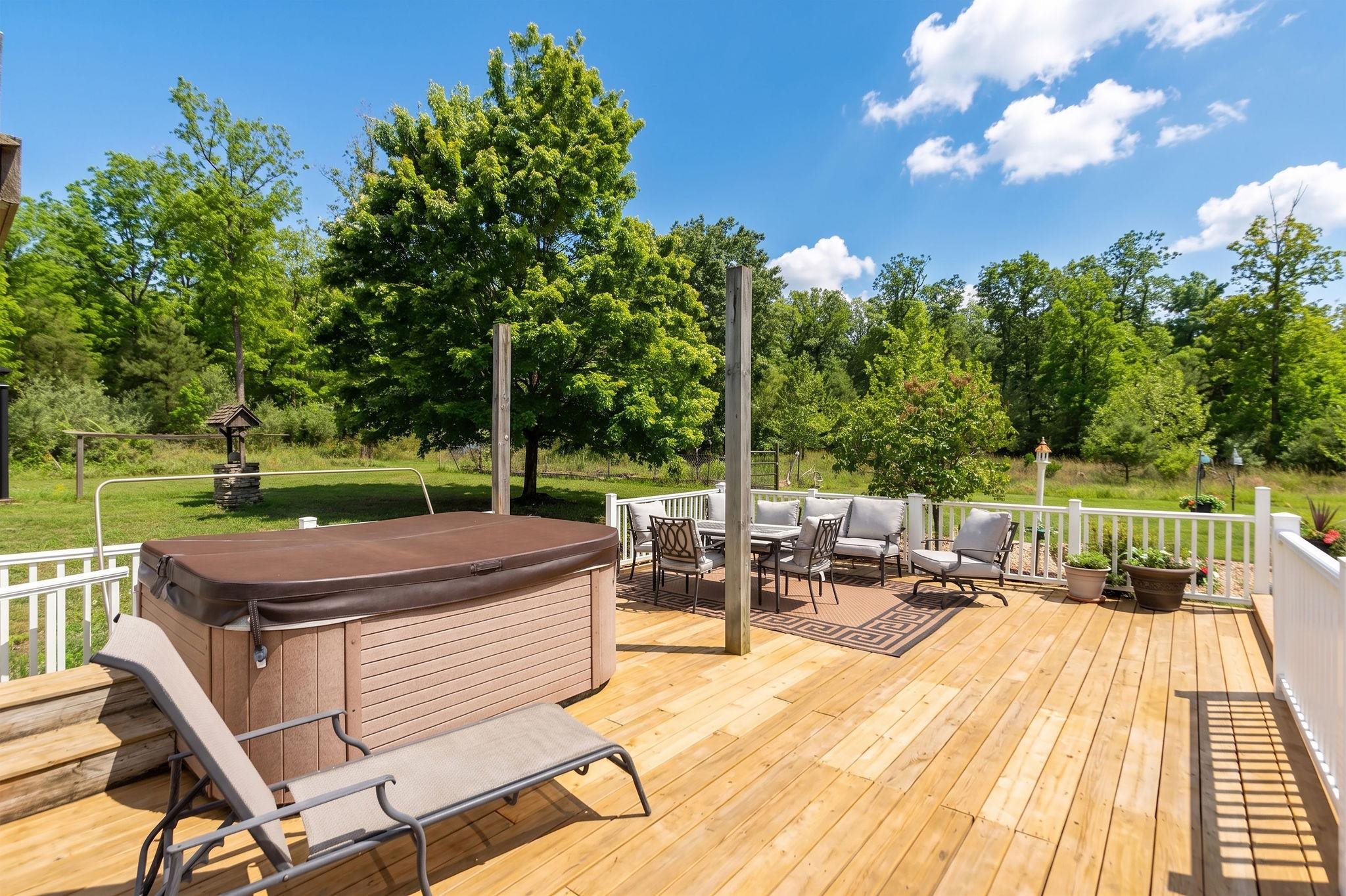 516 Estaline Valley Road Craigsville, VA 24430 - Photo 12 of 75 a view of a patio with swimming pool and sitting area