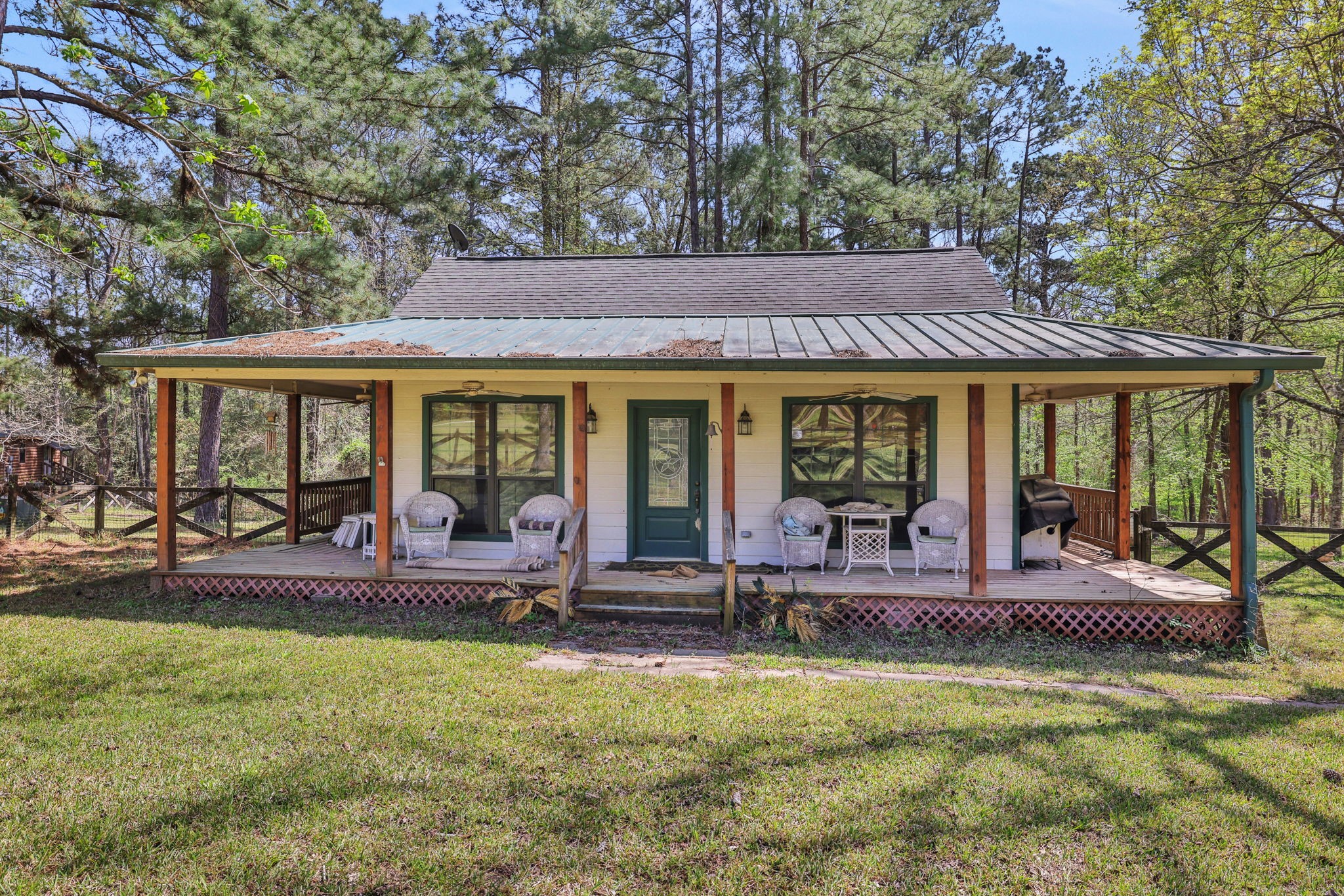 250 Critter Creek Road Coldspring, TX 77331 - Photo 36 of 48 Cabin 2 - 616 SF. 1 bedroom, 1 full bathroom. This cabin needs flooring, sheetrock, appliances and insulation in places.