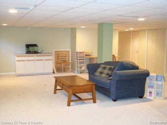 174 Bellshire Lane Rochester, MI 48307 - Photo 18 of 23 Basement Rec Room