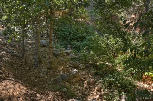 a view of a house with a tree in the background