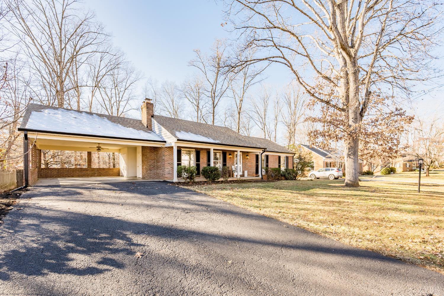 5152 Wedgewood Road Lynchburg, VA 24503 - Photo 48 of 70 a front view of residential houses with yard and trees