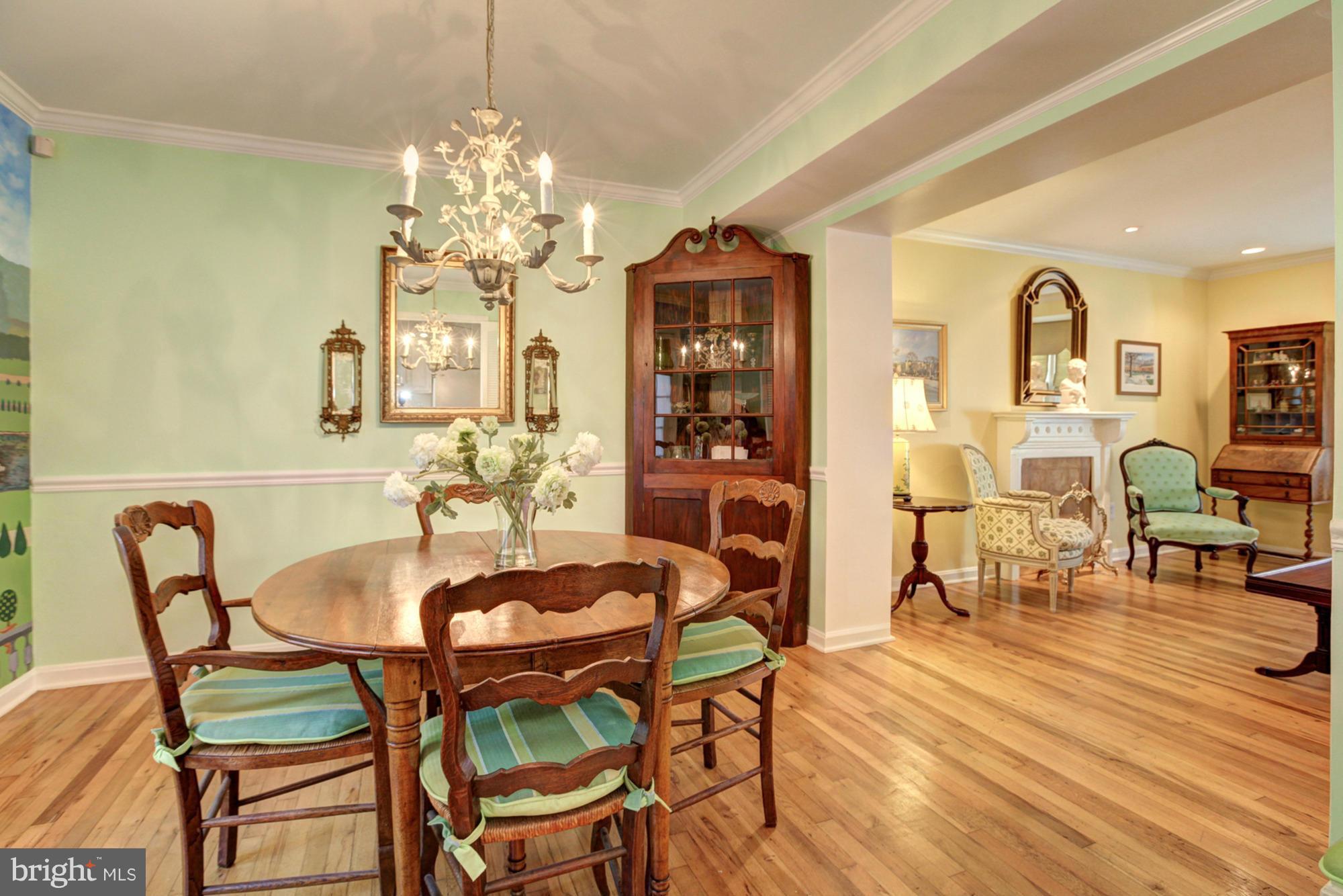 6637 Fairfax Road, Unit 105 Chevy Chase, MD 20815 - Photo 11 of 30 Dining Room View to Living Room