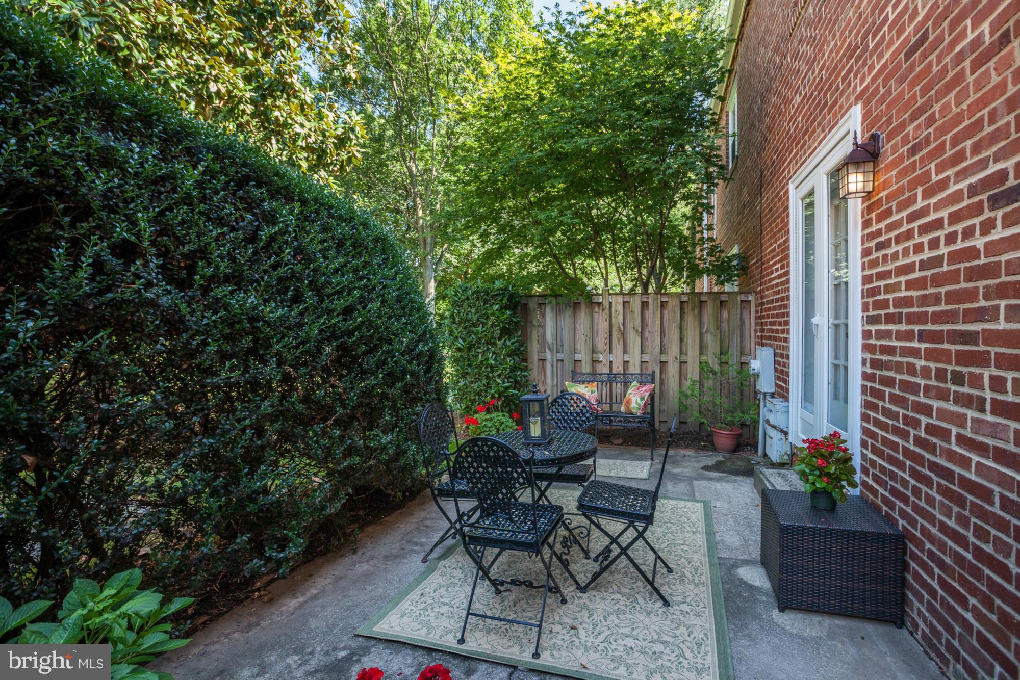 6637 Fairfax Road, Unit 105 Chevy Chase, MD 20815 - Photo 28 of 30 Beautiful Patio