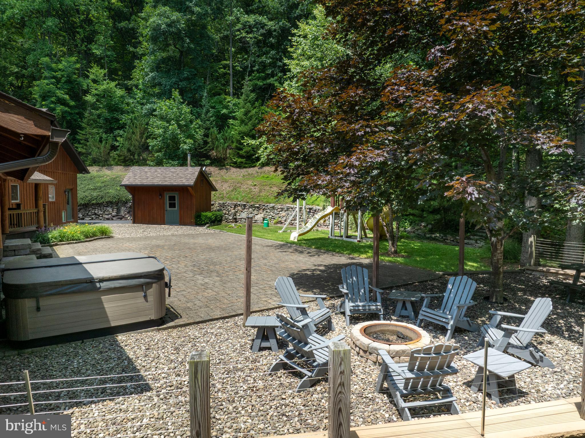 1400 Jacks Mountain Road McVeytown, PA 17051 - Photo 14 of 129 a view of backyard of house with yard outdoor seating and green space