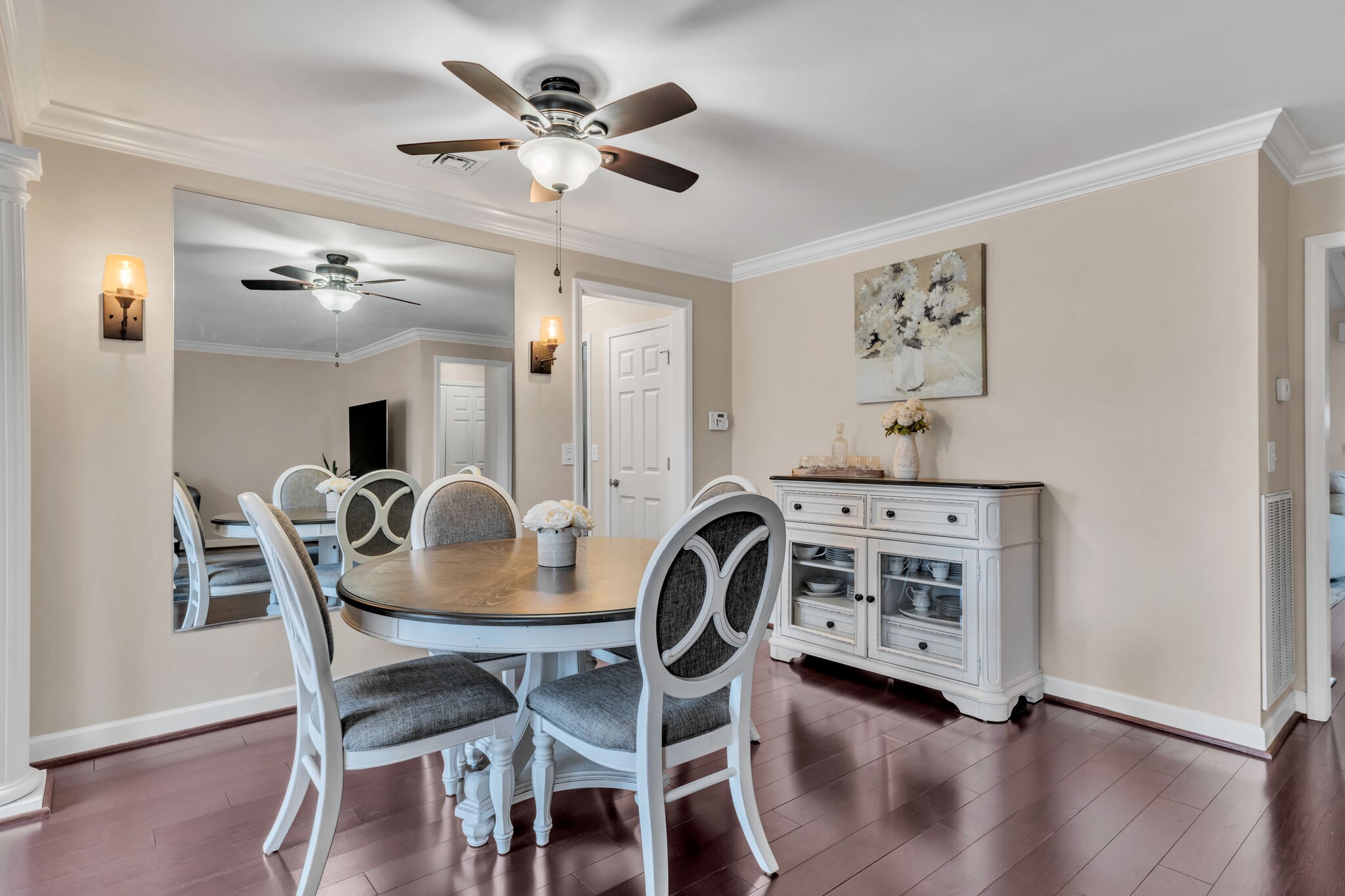 1035 General George Patton Road Nashville, TN 37221 - Photo 7 of 32 a view of a dining room with furniture and wooden floor