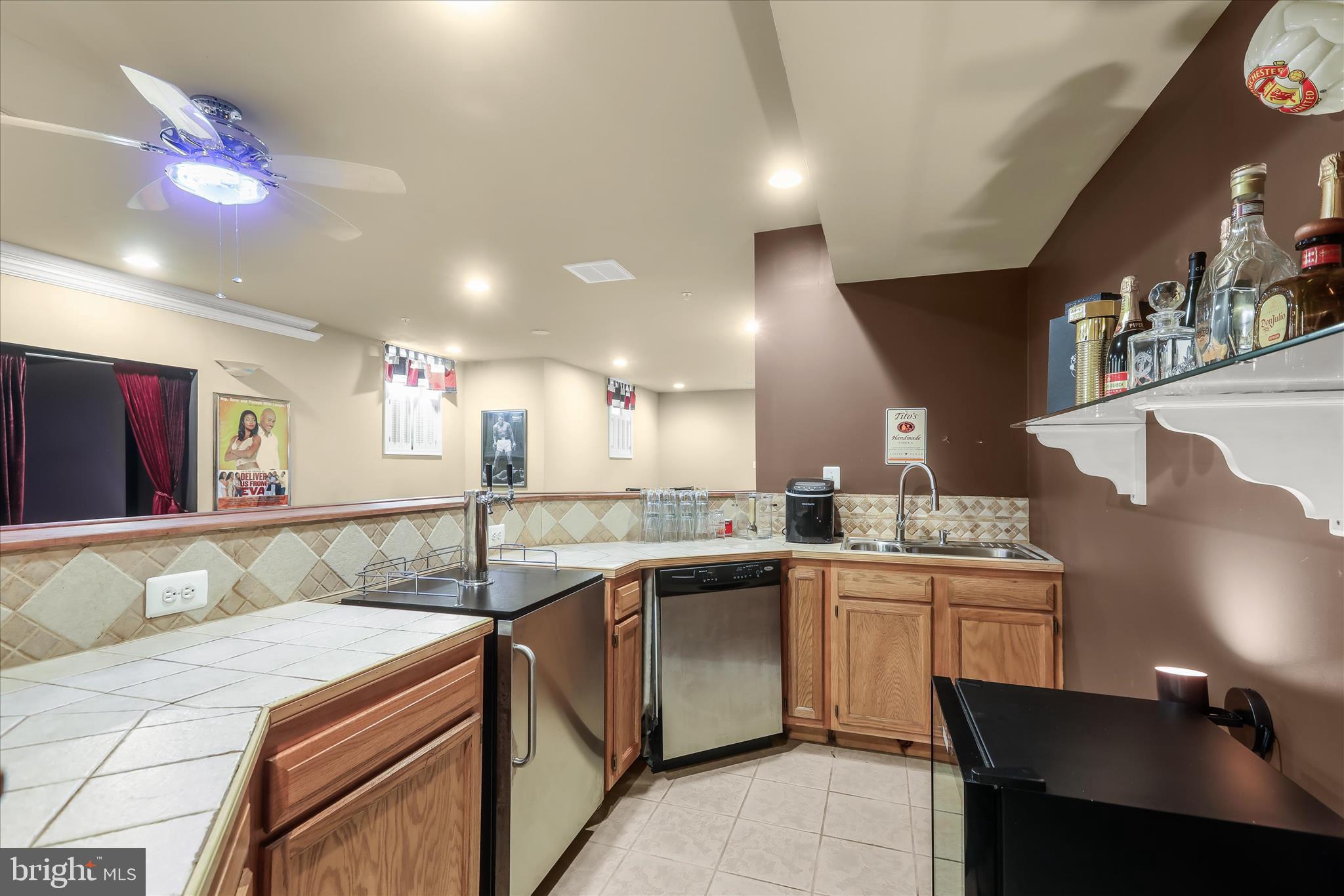 14903 Ridge Farm Court Bowie, MD 20715 - Photo 46 of 60 Fully Finished Lower Level Bar