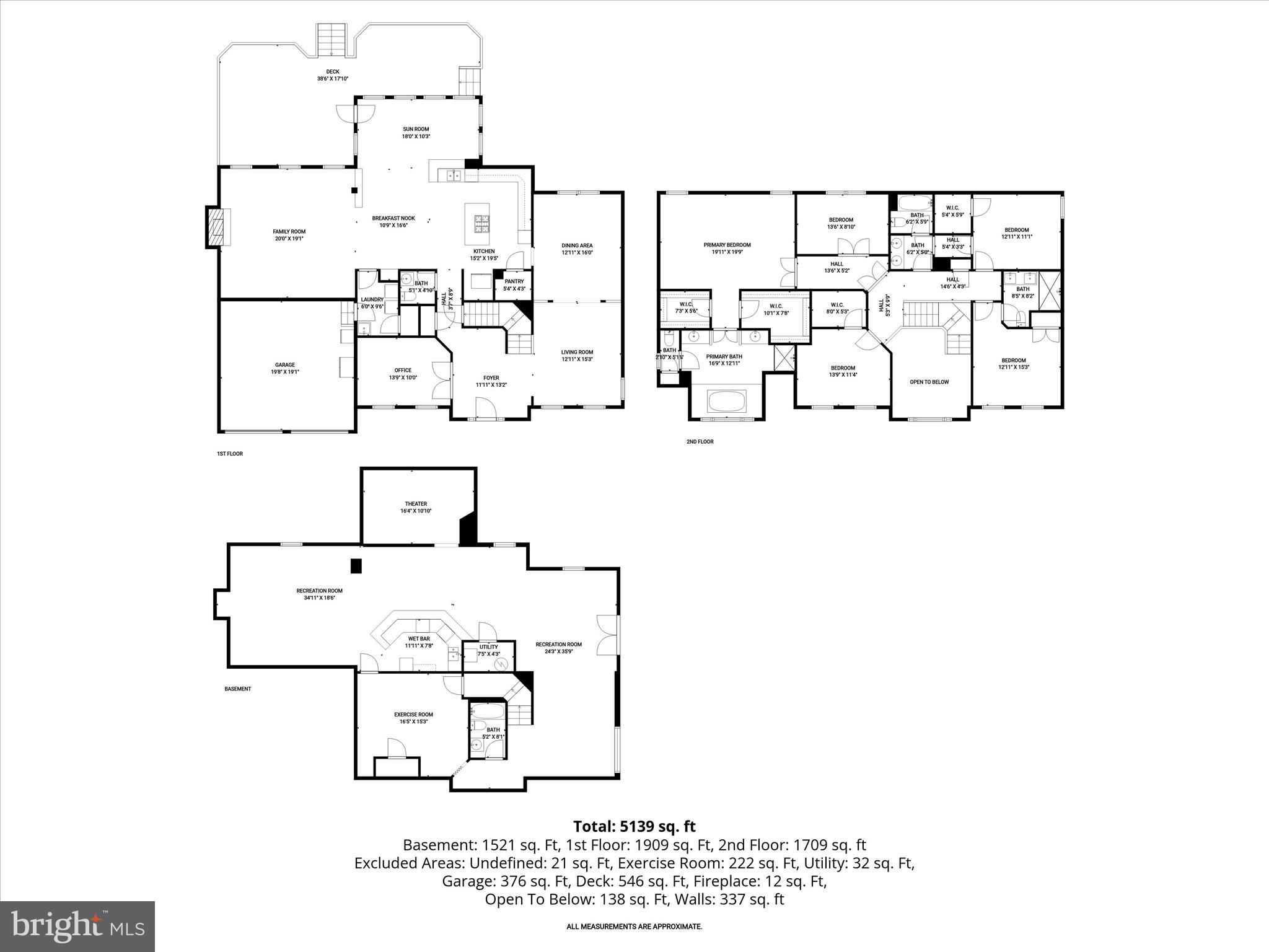 14903 Ridge Farm Court Bowie, MD 20715 - Photo 57 of 60 All Floors Floor Plan