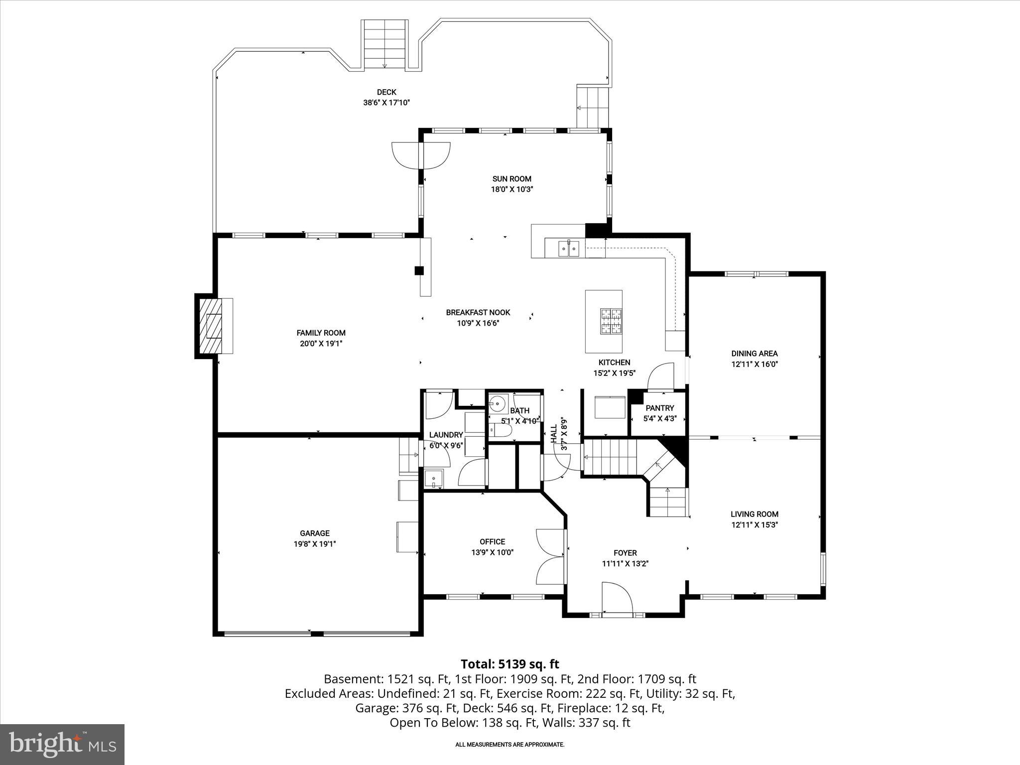 14903 Ridge Farm Court Bowie, MD 20715 - Photo 59 of 60 Main Level Floor Plan