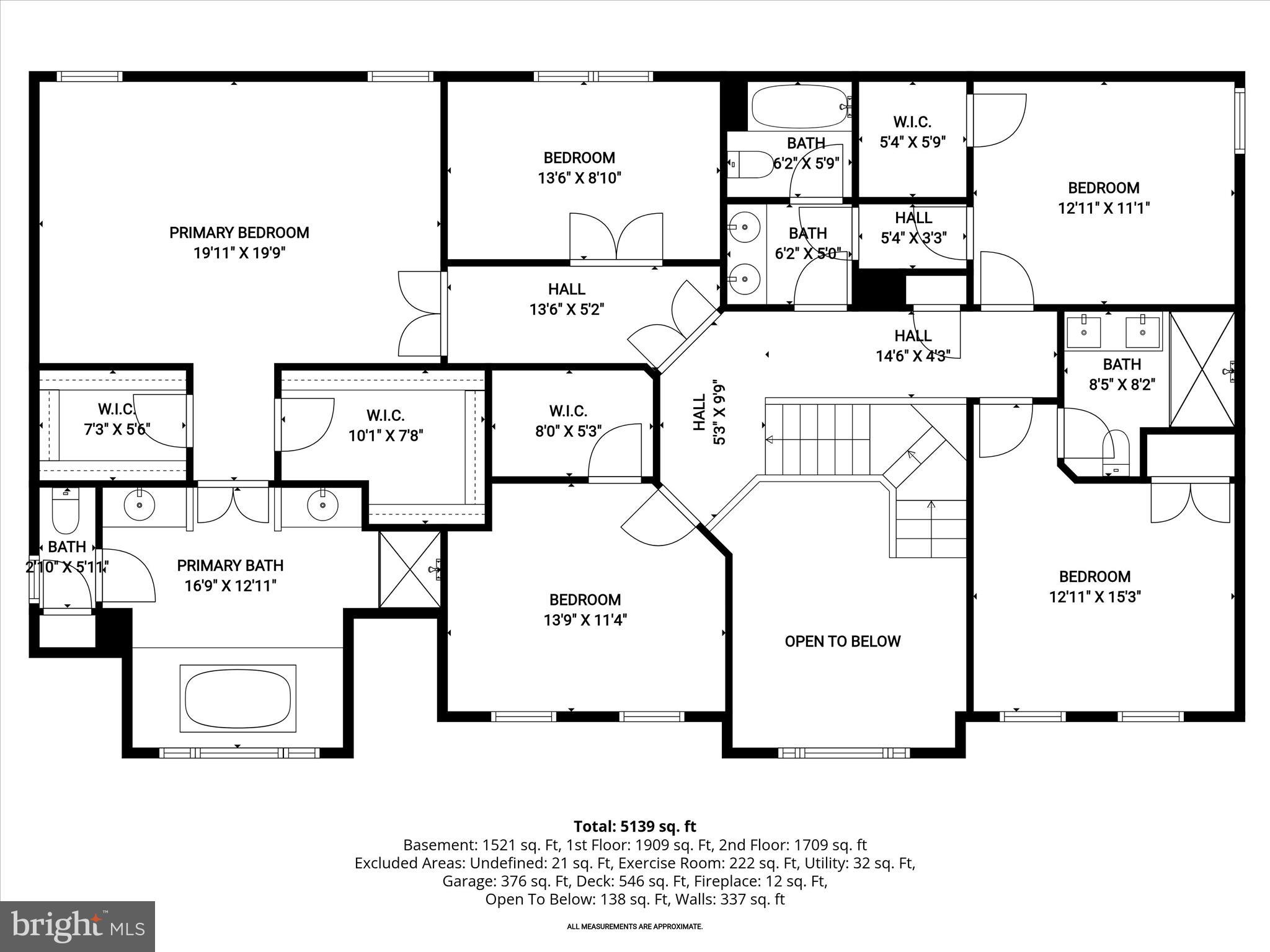 14903 Ridge Farm Court Bowie, MD 20715 - Photo 60 of 60 Upper Level Floor Plan