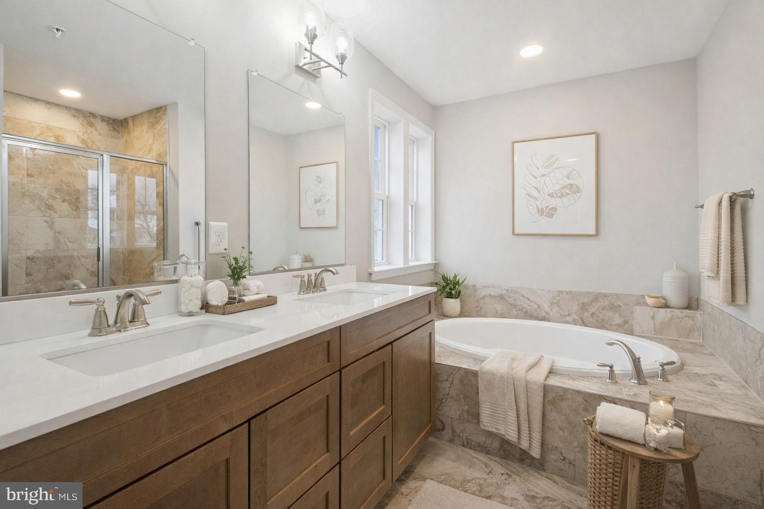 Hamilton York Road Parkton, MD 21120 - Photo 10 of 13 a bathroom with a tub sink and mirror