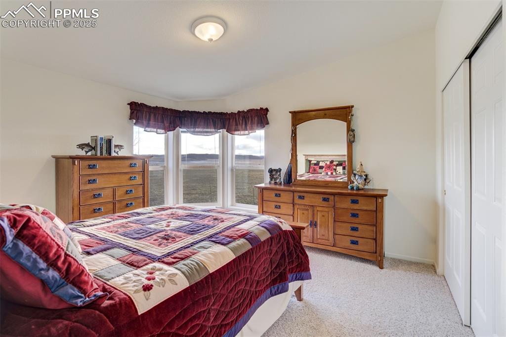 688 Tiara Road Lake George, CO 80827 - Photo 19 of 46 a bedroom with a bed and a dresser