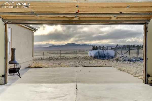 a view of a floor to a room