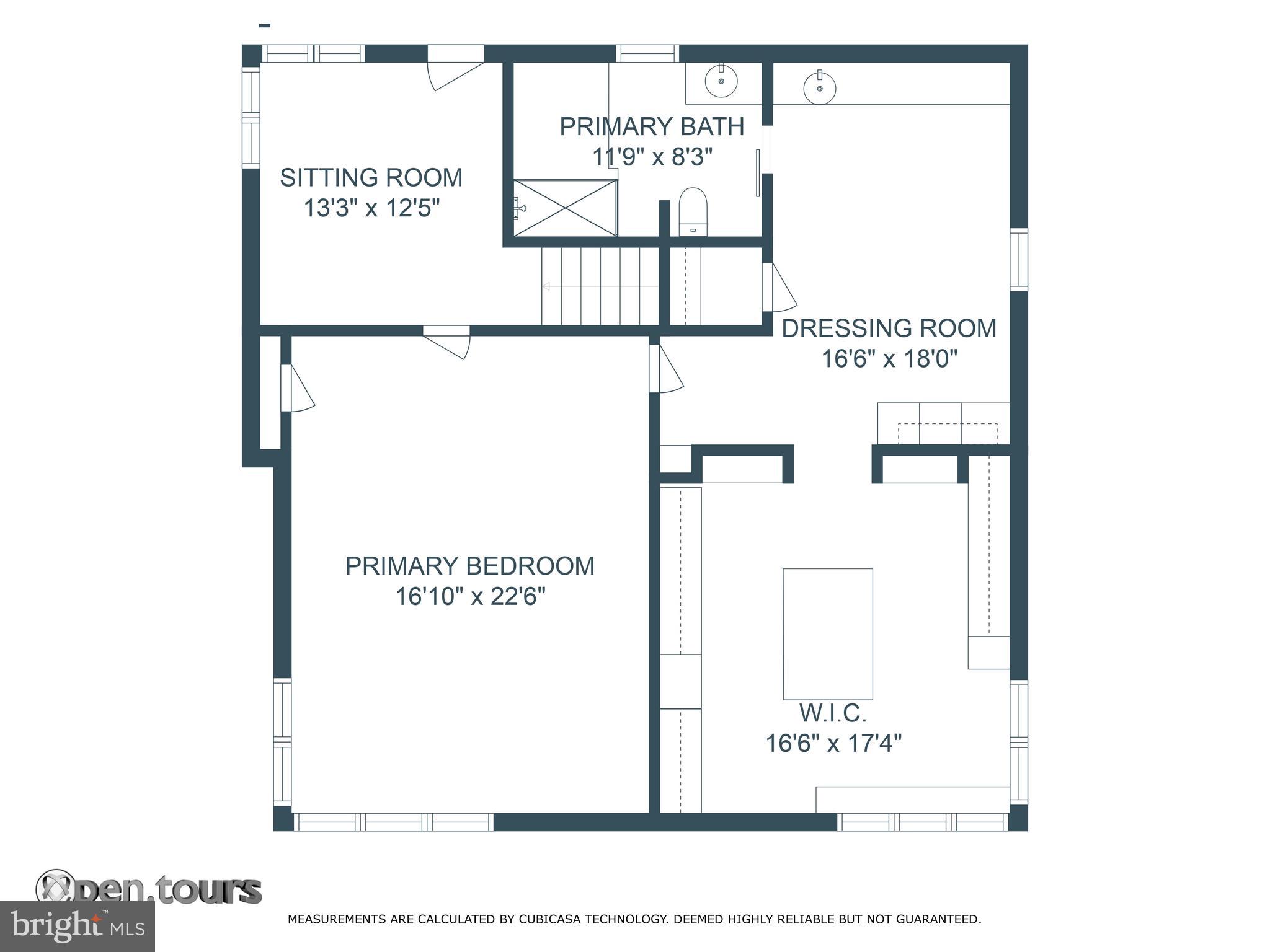 146 George Street Hanover, PA 17331 - Photo 73 of 83 Upper Level Primary Suite Floorplan