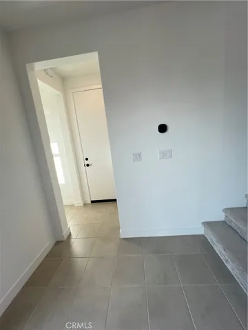 a view of a white door