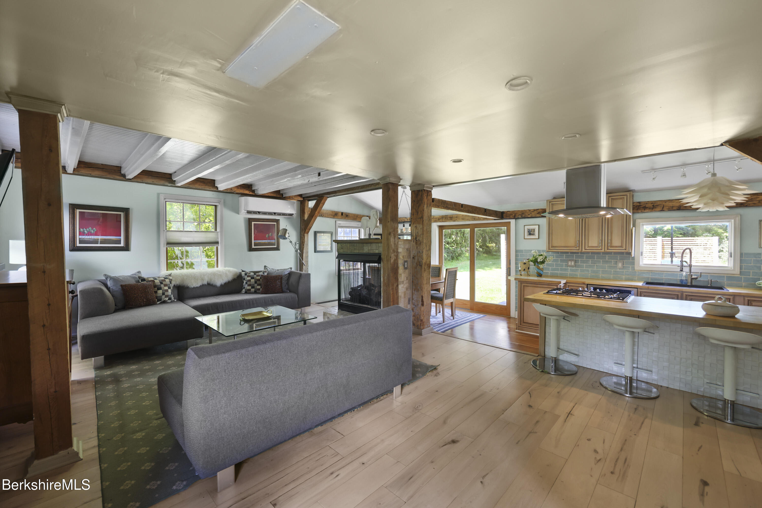 9 Castle Hill Road Stockbridge, MA 01262 - Photo 5 of 47 a living room with furniture and a fireplace