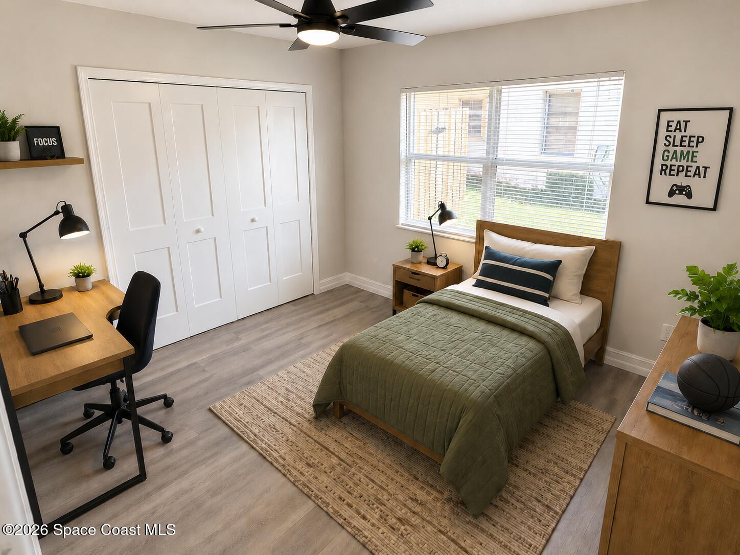2839 Colbert Circle Melbourne, FL 32901 - Photo 18 of 27 Virtually Staged Bedroom