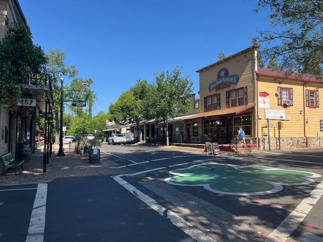 Undisclosed Address Murphys, CA 95247 - Photo 52 of 52 a view of a street with houses on the side of it