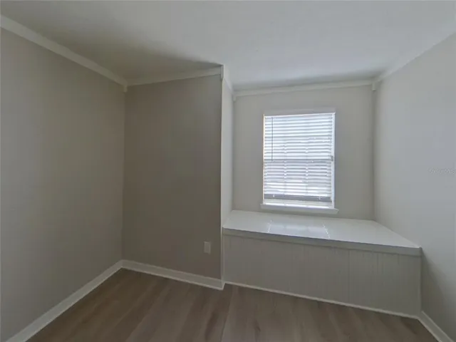 a small space with a window