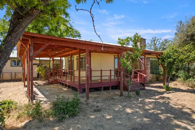 a view of an outdoor space and a lake view