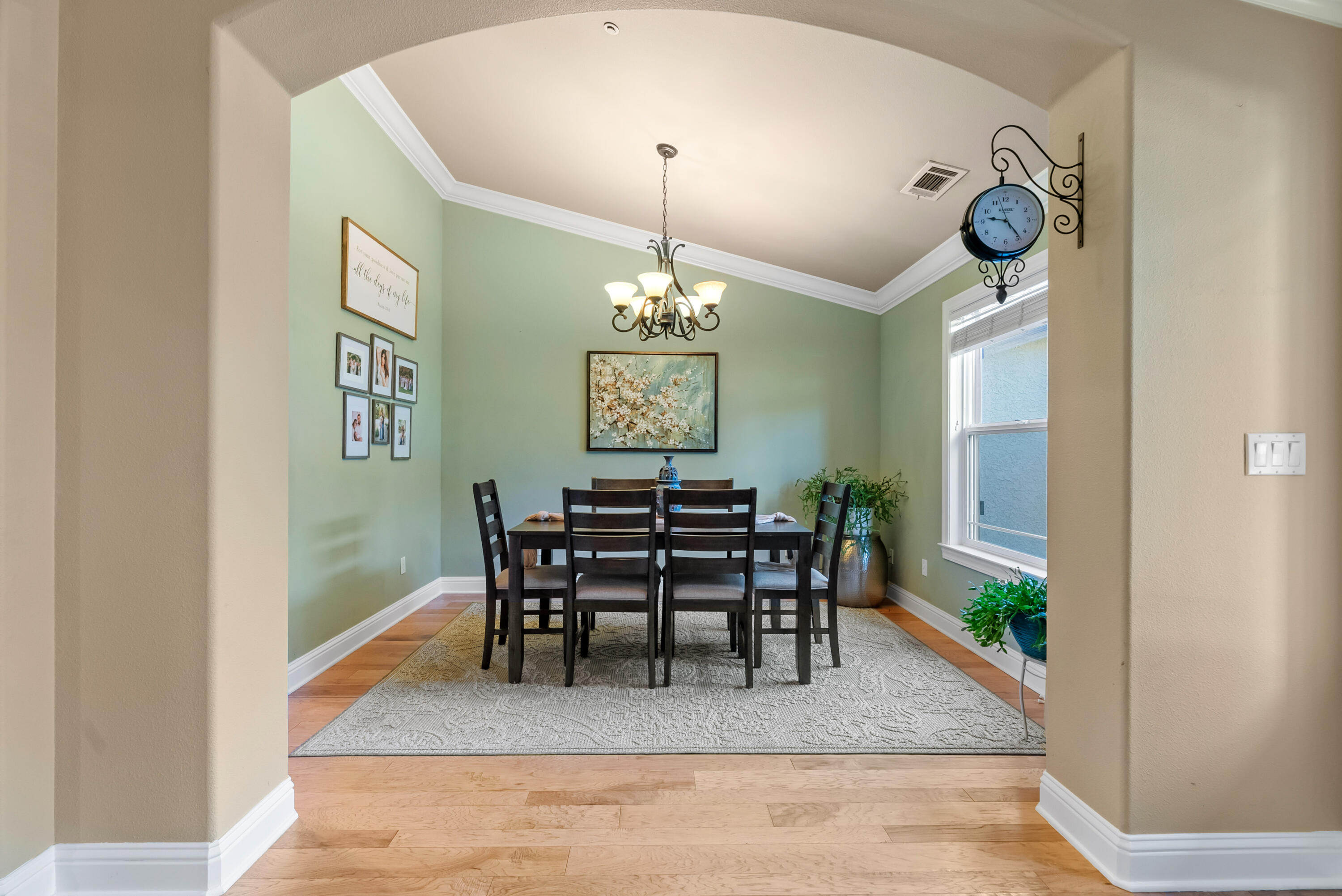3149 Laver Street Redding, CA 96002 - Photo 17 of 40 a view of a dining room with furniture window and wooden floor