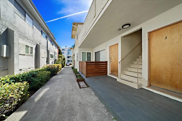 a view of outdoor space and deck