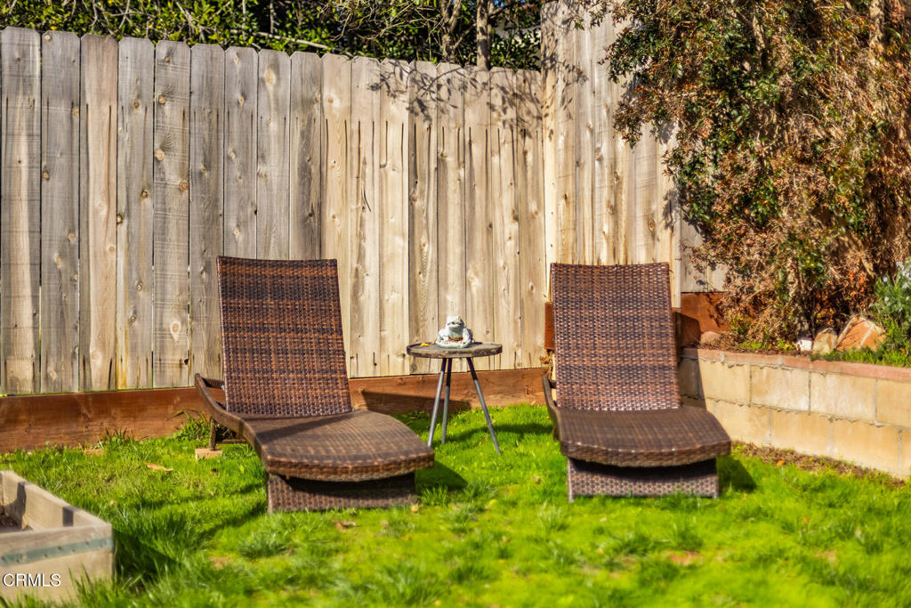 40 Almond Avenue Oak View, CA 93022 - Photo 27 of 30 a view of outdoor space with a garden and entertaining space