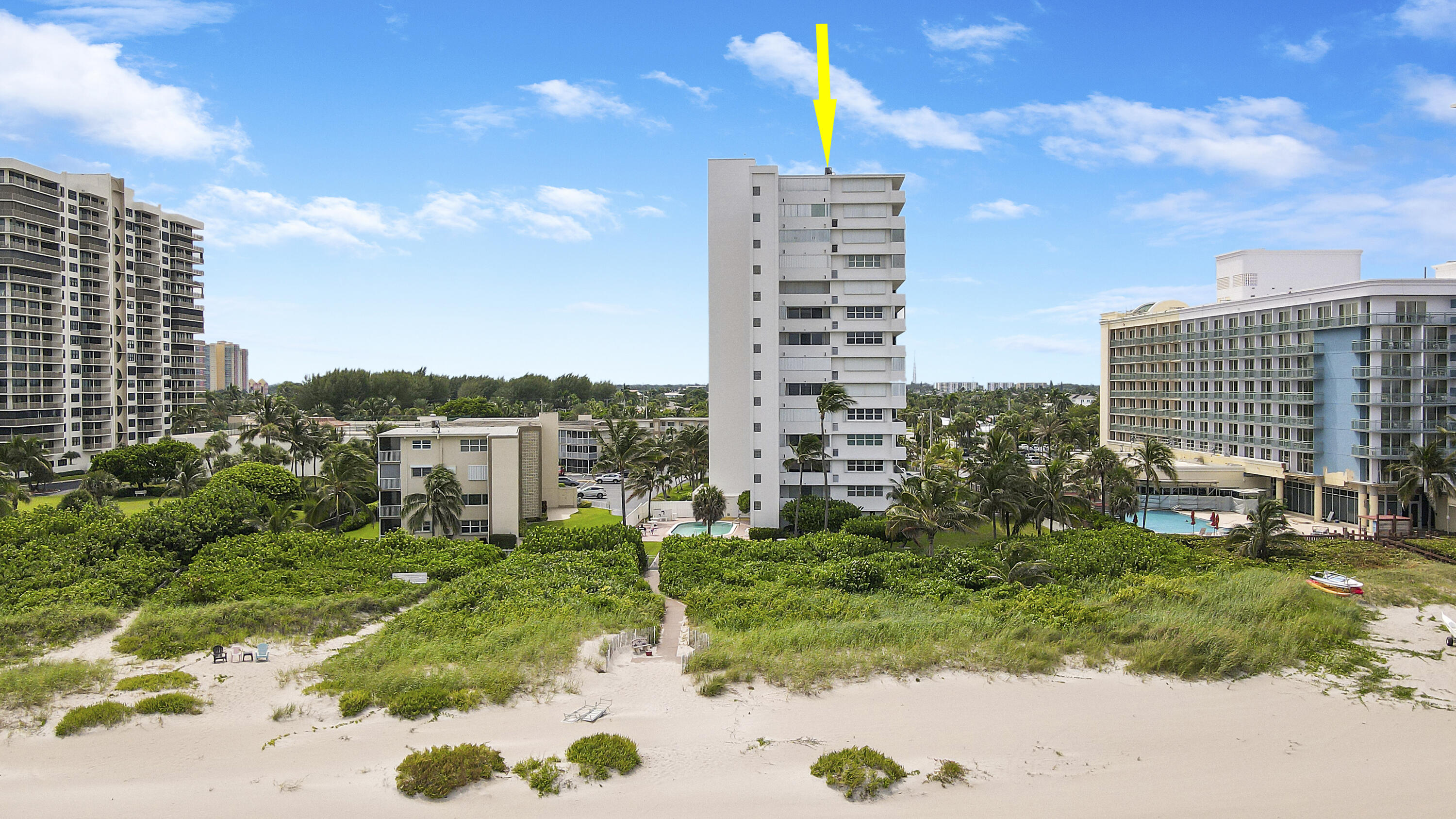 3640 North Ocean Drive, Unit 427 Singer Island, FL 33404 - Photo 34 of 43 a view of a city with tall buildings