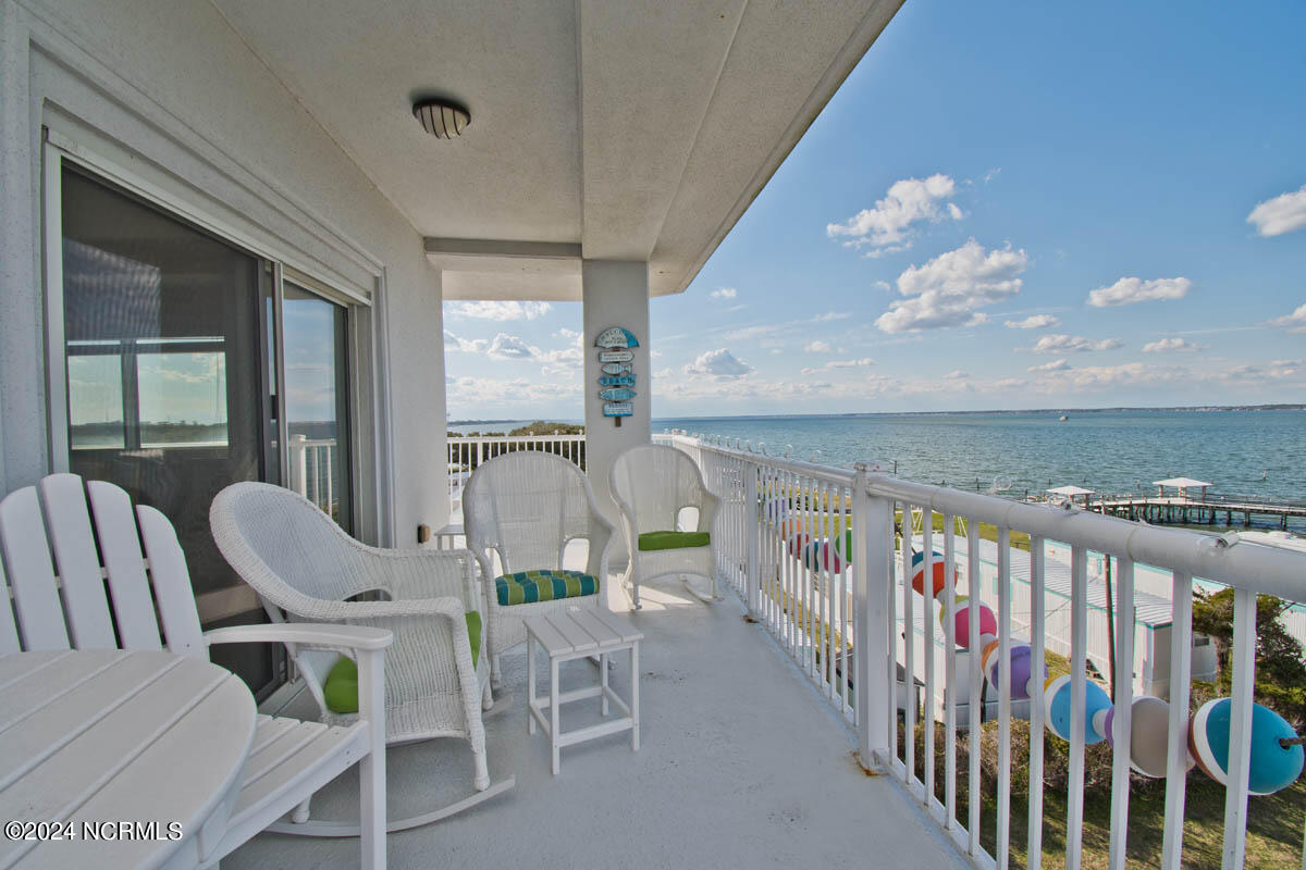 1550 Salter Path Road, Unit 301 Indian Beach, NC 28512 - Photo 25 of 63 Waterfront Deck and Views (2)